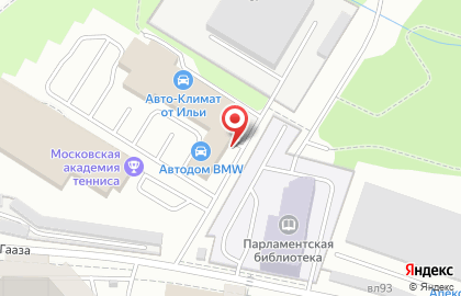 Гаражный кооператив Спутник на проспекте Вернадского на карте