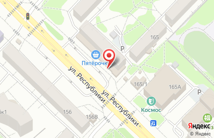 Салон связи МТС на улице Республики на карте