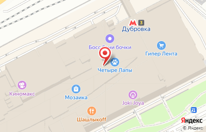 Магазин одежды Zolla на карте