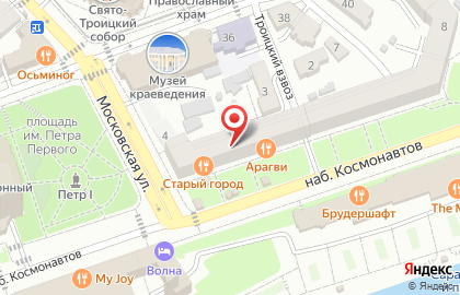 Кредитный потребительский кооператив Семейный капитал на набережной Космонавтов на карте