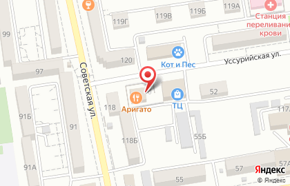 Производственная компания Печати5 на Уссурийской улице на карте