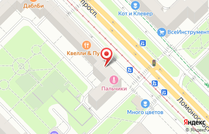 Гемотест на улице Ломоносовский на карте