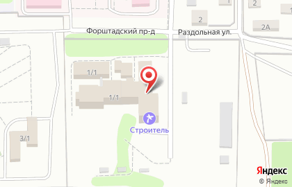 Санаторий Строитель в Оренбурге на карте