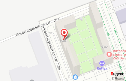 Детский центр развития Бэби-клуб на улице Александры Монаховой в Коммунарке на карте