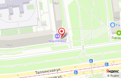 Магазин Мясницкий ряд на Таллинской улице, 13 к 1 на карте