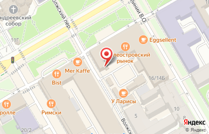 Магазин горячих лепешек на Большом проспекте В.О., 16в на карте