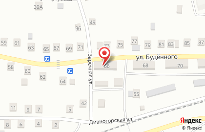 Магазин Селена на улице Будённого на карте