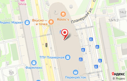 Магазин белорусской косметики Белита-Витэкс на Планерной улице на карте