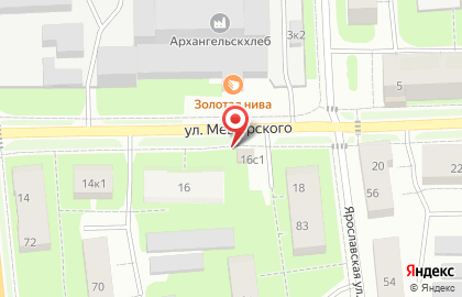 Магазин овощей и фруктов в Архангельске на карте