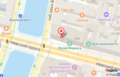 Терминал Банк Санкт-Петербург в Центральном районе на карте