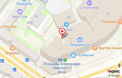 Центр ароматерапии IRIS на площади Александра Невского на карте