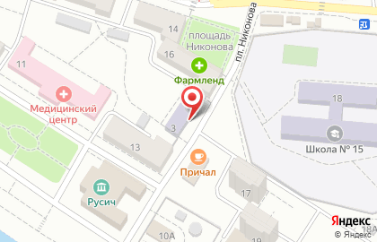 Школа искусств №1 в Комсомольском районе на карте