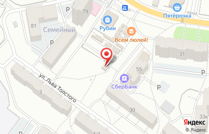 МясКо на улице Л.Толстого на карте