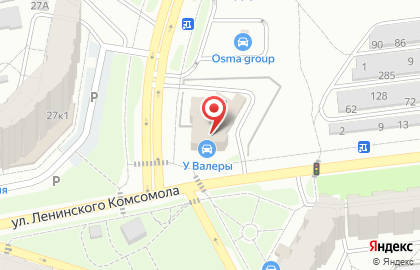Агентство страхования Автосоветник на улице Ленинского Комсомола на карте