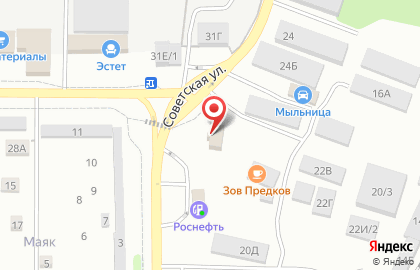 Автосервис в Тамбове на карте