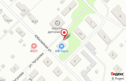 Заря на карте