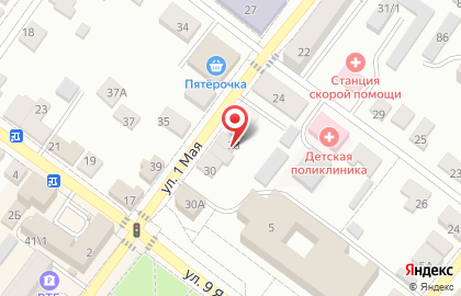 Магазин Мир спорта, магазин на улице 1 Мая на карте