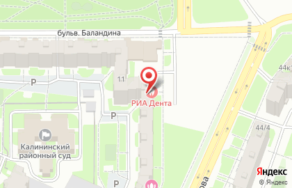 Стоматологическая клиника РиА Дента на карте