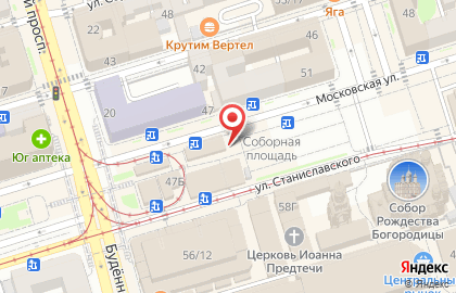 Мегафон на улице Станиславского на карте