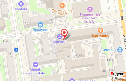 Курьерско-визовая служба Скай Пост Экспресс на Октябрьской улице на карте