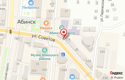 Багетная мастерская на улице Советов на карте