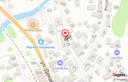 Городская поликлиника №4 в Лазаревском районе на карте