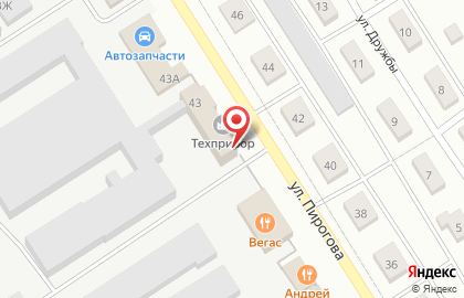 Частная охранная организация Рубеж на улице Пирогова на карте