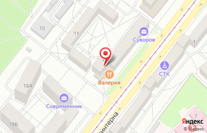 Рекламное агентство Паутина в 22-ом микрорайоне на карте
