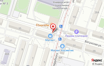 Магазин разливного пива в Краснооктябрьском районе на карте