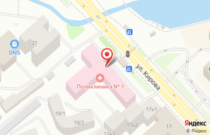 Банкомат АЭБ на улице Кирова, 19 на карте
