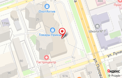 Салон оптики Силуэт в Ленинском районе на карте