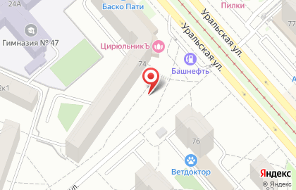 Дамла в Кировском районе на карте