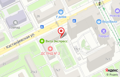 Территориальное агентство по развитию предпринимательства Западного административного округа на карте