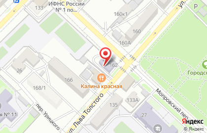 Торгово-сервисная компания Алтаймедтехника на улице Льва Толстого на карте