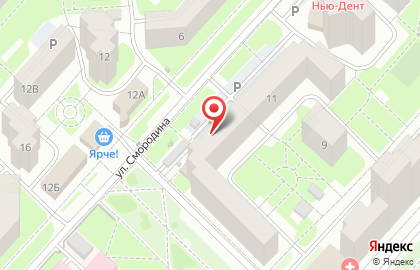 Автостоянка, ЗАО СУ-11 Липецкстрой на карте