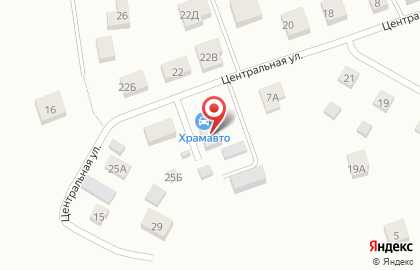 Автоцентр Hramauto на Центральной улице на карте