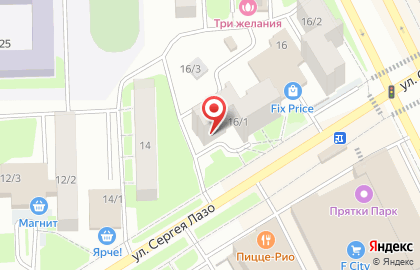 Участковый пункт полиции Отдел МВД России по Октябрьскому району г. Томска на улице Сергея Лазо на карте