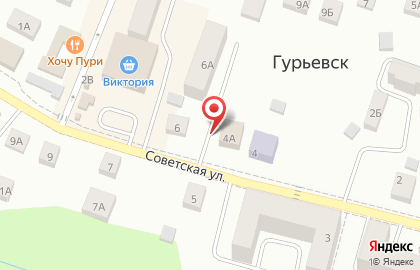 Центр занятости населения, г. Гурьевск на карте