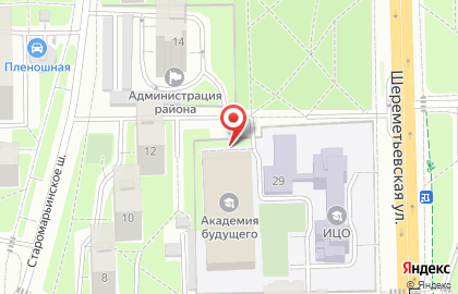 Детская футбольная школа Футболика на метро Марьина Роща на карте
