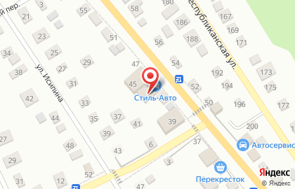 Магазин автозапчастей Стиль-Авто на карте