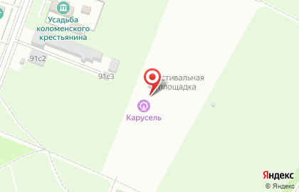 Луна-парк Карусель в Москве на карте