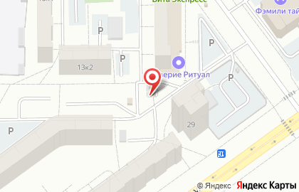 Продуктовый магазин в Кирове на карте