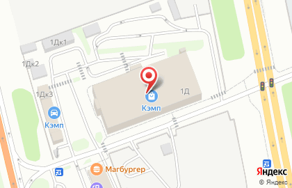 ТЦ КЭМП Домодедово на карте