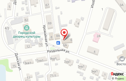 Сельская библиотека совхоза Восток на карте