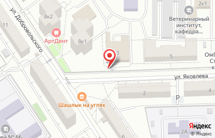 Киоск по ремонту обуви в Центральном районе на карте