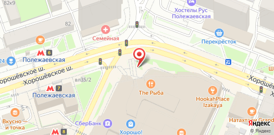 Центр зрения Кеплер на Хорошёвском шоссе на карте