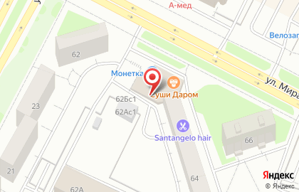Служба доставки готовых блюд Лавка суши на карте