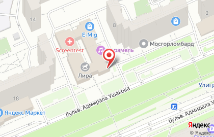 Ювелирный магазин DIADEMA на бульваре Адмирала Ушакова на карте
