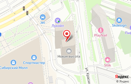 Рекламное агентство Галерея медиа Новосибирск на карте