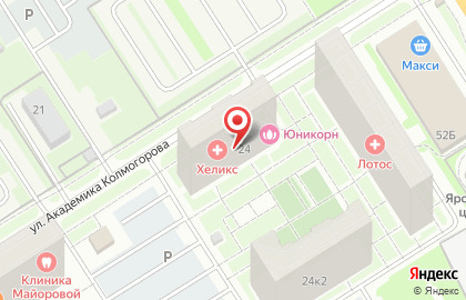 Хеликс на карте